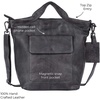 image:imageLatico Leathers Bianca Leather Tote Bag for Women Black  Made From 100 Authentic Leather Handcrafted by Artisans  Top Handle Crossbody Bag Versatile Women Purses and Handbags for Work amp School