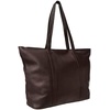 image:imageLatico Leathers Suburban Leather Tote Bag for Women Natural  Made From 100 Genuine Authentic Leather Handcrafted by Artisans  Stylish Women Purses and Handbags Black Shoulder Bags for WomenBlack
